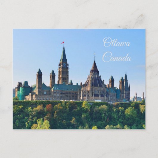 Ottawa Canada Briefkaart (Voorkant)