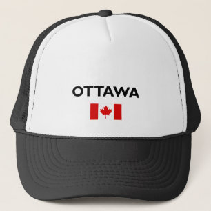 Ottawa Canada Canadian Flag Light Color Trucker Pet