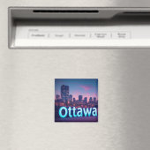 Ottawa Canada Hoofdstad Reis Souvenir 🗺️ Magneet (Insitu (Vaatwasser))