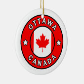 Ottawa Canada Keramisch Ornament (Rechts)