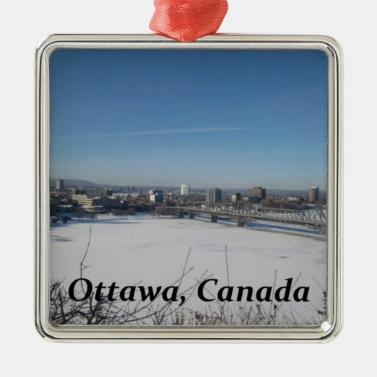 Ottawa Canada Metalen Ornament (Voorkant)