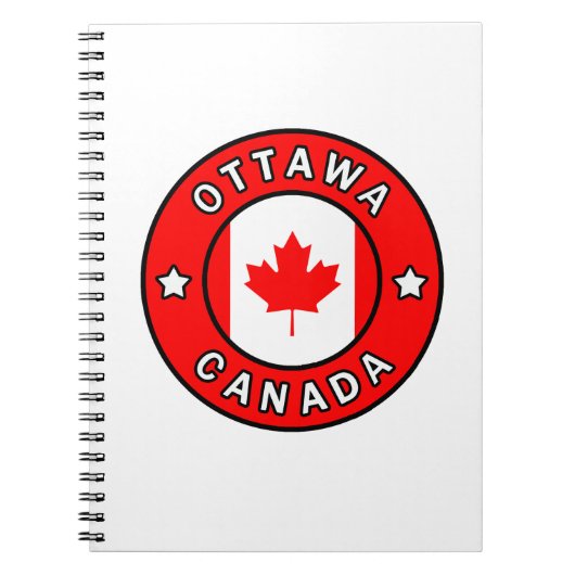 Ottawa Canada Notitieboek (Voorkant)
