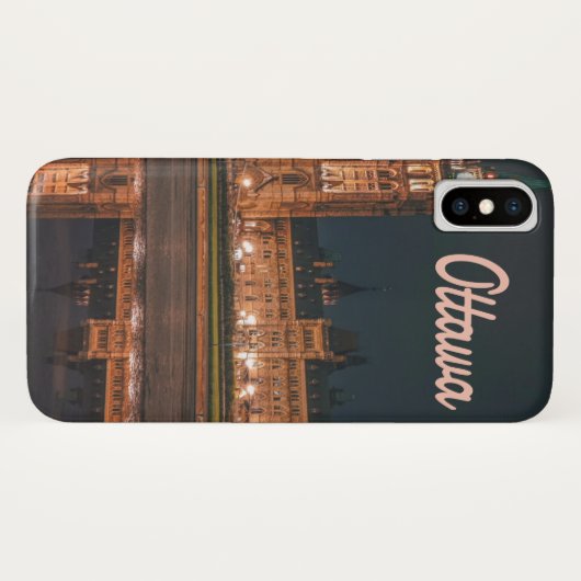 Ottawa Canada Ontario Parliament Hill Case-Mate iPhone Case (Achterkant (horizontaal))