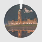 Ottawa Canada Ontario Parliament Hill Ornament (achterkant)