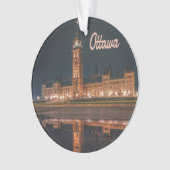 Ottawa Canada Ontario Parliament Hill Ornament (voorkant)