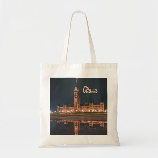 Ottawa Canada Ontario Parliament Hill Tote Bag (Voorkant)