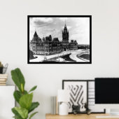 Ottawa Canada Parlement Gebouwen 1922 Poster (Thuiskantoor)