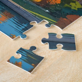 Ottawa Canada Parlementsgebouw, City Skyline Legpuzzel (Zijkant)