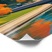 Ottawa Canada Parlementsgebouw, City Skyline Perfect Poster (Hoek)