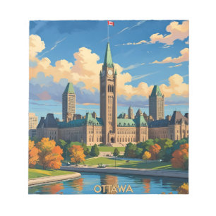 Ottawa Canada Parlementsgebouw, Stadsprofiel Notitieblok