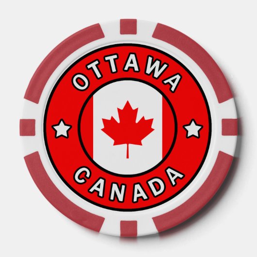 Ottawa Canada Pokerchips (Voorkant)