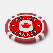 Ottawa Canada Pokerchips (Enkel)