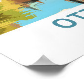 Ottawa Canada Reisprint Poster (Hoek)