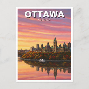 Ottawa Canada Reizen Briefkaart
