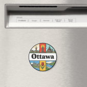 Ottawa Canada Reizen Magneet (Insitu (Vaatwasser))