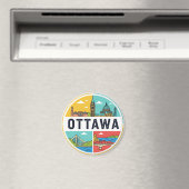 Ottawa Canada Reizen Magneet (Insitu (Vaatwasser))