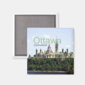 Ottawa Canada Reizen Souvenir Koelkast Magnet (Voorkant / Achterkant)
