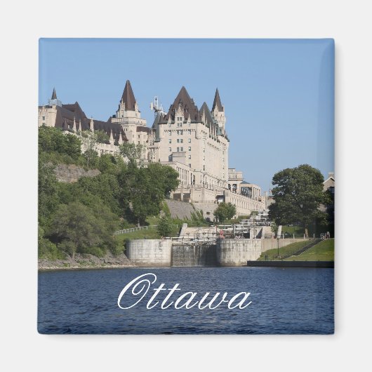 Ottawa, Canada, Rideau Canal Magneet (Voorkant)