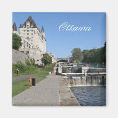 Ottawa, Canada, Rideau Canal Magneet (Voorkant)