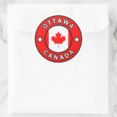 Ottawa Canada Ronde Sticker (Tas)
