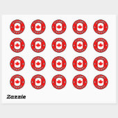 Ottawa Canada Ronde Sticker (Vel)