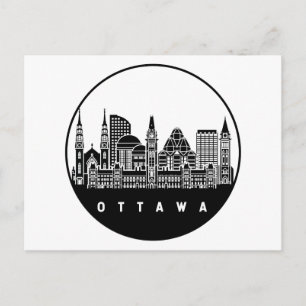Ottawa Canada Skyline Briefkaart