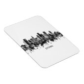 Ottawa Canada Skyline BW Magneet (Rechterzijde)