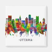 Ottawa Canada Skyline Magneet (Voorkant)