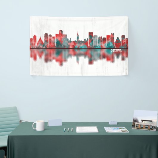 Ottawa Canada Skyline Spandoek (Beurs)