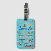 Ottawa Canada Summer Greetings  Bagagelabel (Voorkant (verticaal))