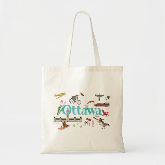 Ottawa Canada Summer Greetings Tote Bag (Voorkant)
