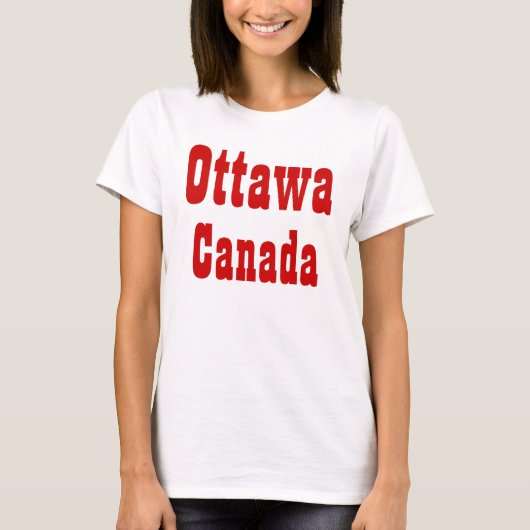 Ottawa Canada T-shirt (Voorkant)