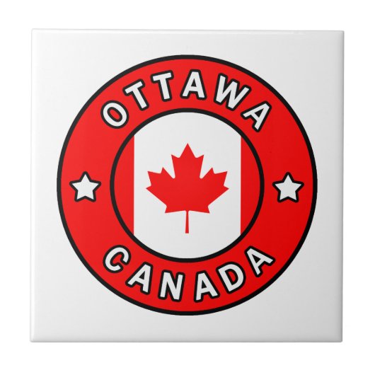 Ottawa Canada Tegeltje (Voorkant)