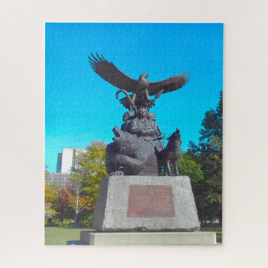 Ottawa Canada Veteranenmonument Legpuzzel (Verticaal)