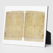 Ottawa Chippewa Wyandot Potawatomi Indiaas Verdrag Fotoplaat (Zijkant)