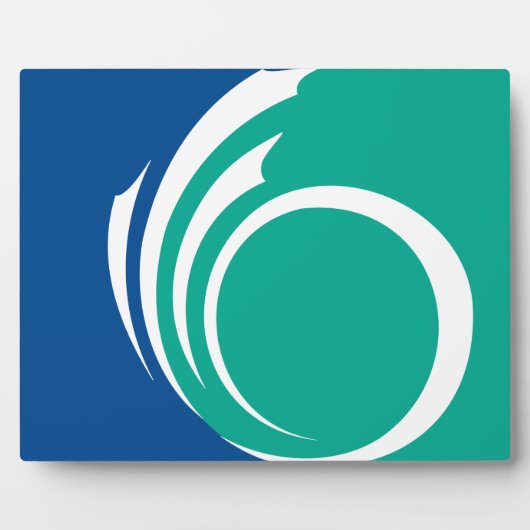 Ottawa City Flag on Plaque Fotoplaat (Voorkant)