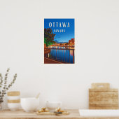 Ottawa: Dynamische hoofdstad van Canada Poster (Keuken)