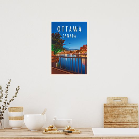 Ottawa: Dynamische hoofdstad van Canada Poster (Keuken)