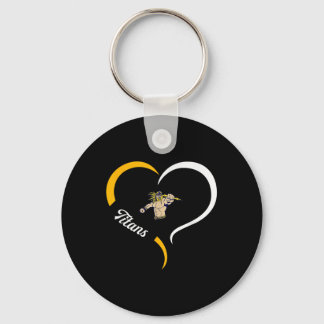 Ottawa-glandorf Titans Logo Half Heart Slogan HS Sleutelhanger