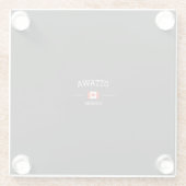 Ottawa Glazen Onderzetter (Achterkant)