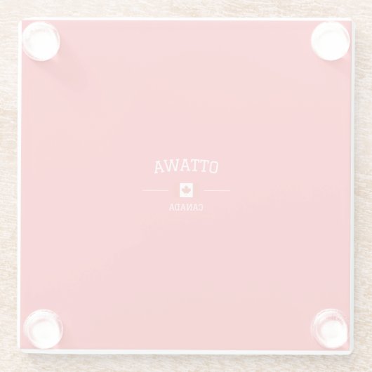 Ottawa Glazen Onderzetter (Achterkant)