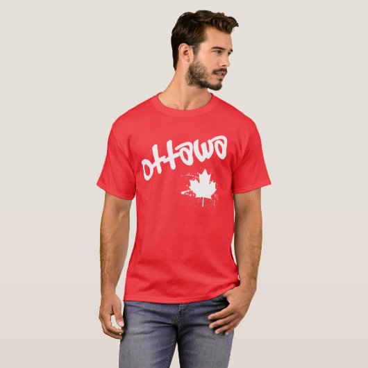 Ottawa Graffiti T-shirt (Voorkant volledig)
