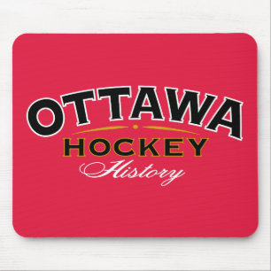 Ottawa Hockey History Red Muismat