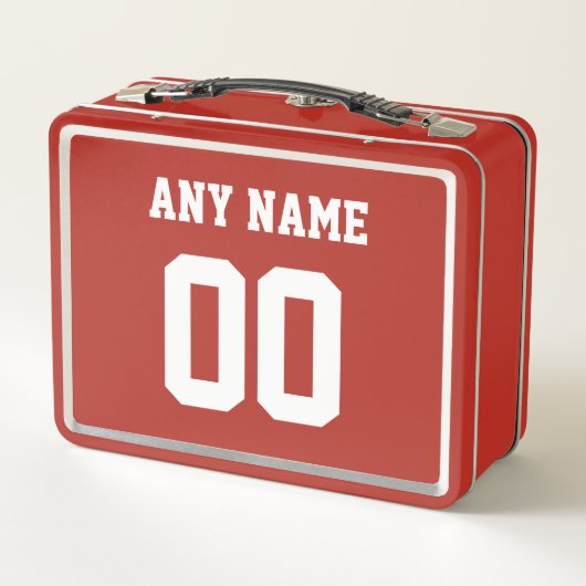 Ottawa Hockey Red Lunch Box (Achterkant)