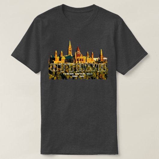Ottawa Hoofdstad Canada T-shirt (Design voorkant)