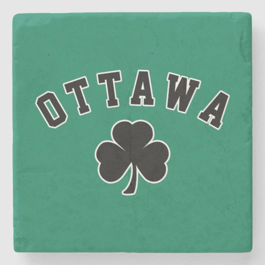 Ottawa Iers  Stenen Onderzetter (Voorkant)
