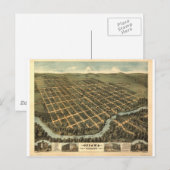 Ottawa, Kansas in 1872 Briefkaart (Voorkant / Achterkant)
