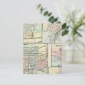 Ottawa, LaSalle, Galena, Jonesboro en Sparta Briefkaart (Staand voorkant)