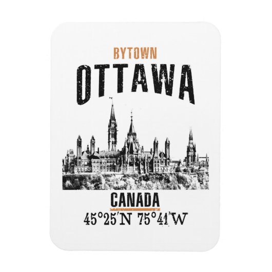 Ottawa Magneet (Verticaal)