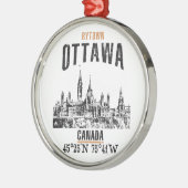 Ottawa Metalen Ornament (Links)